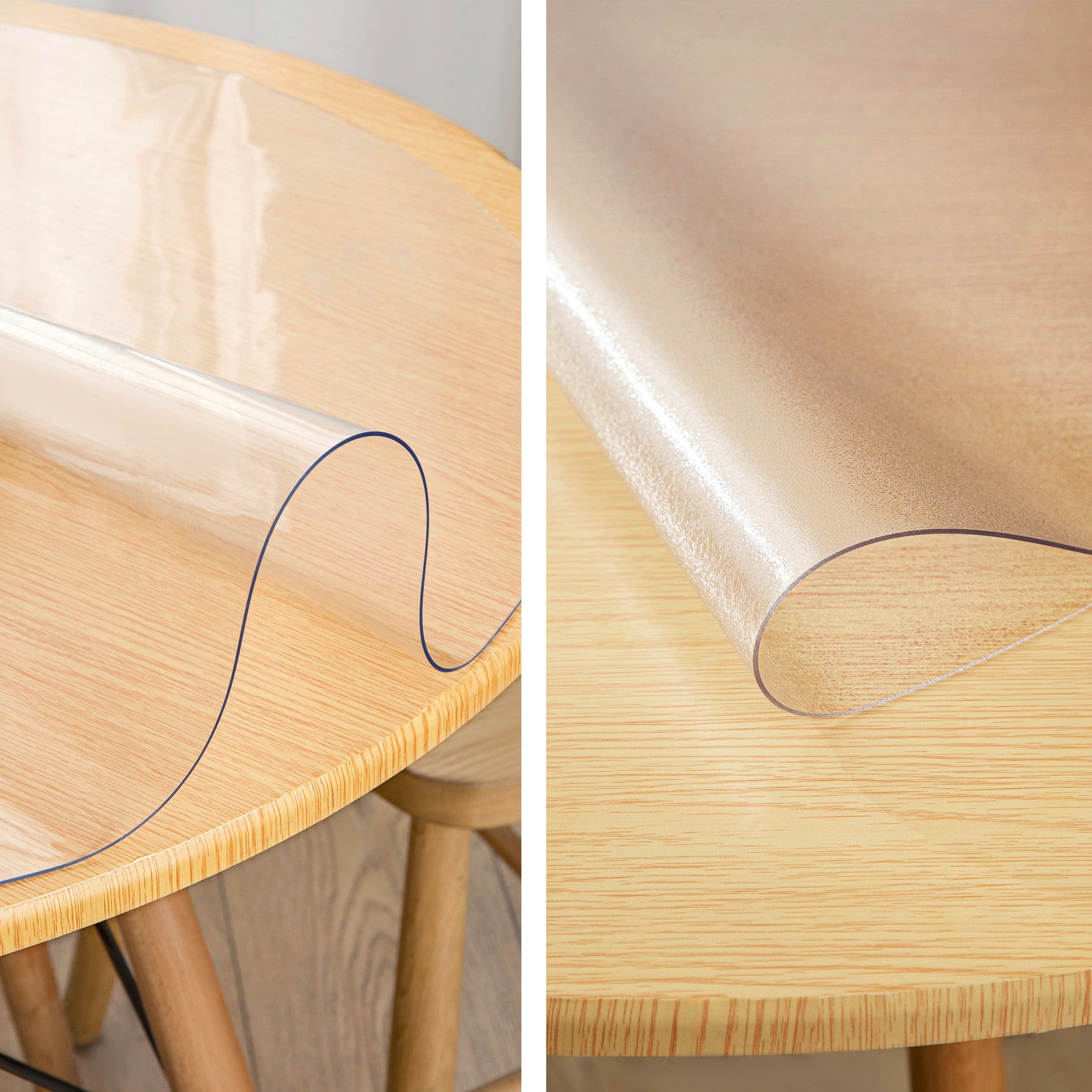 60x120cm Clear PVC Desk Protector Mat Pad 1.5mm Thick Waterproof Table Pad 60x120cm Clear PVC Desk Protector Mat Pad 1.5mm Thick Waterproof Table Pad
